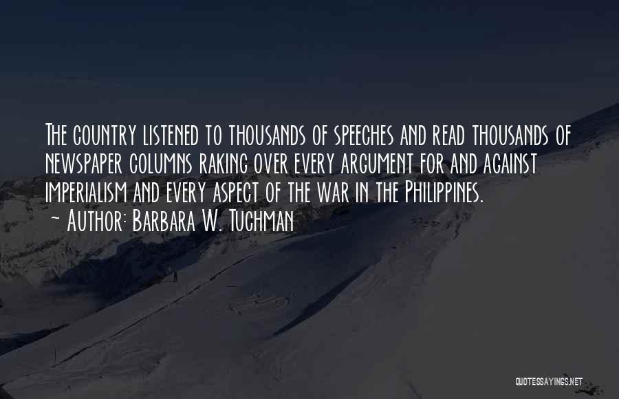 Country Philippines Quotes By Barbara W. Tuchman