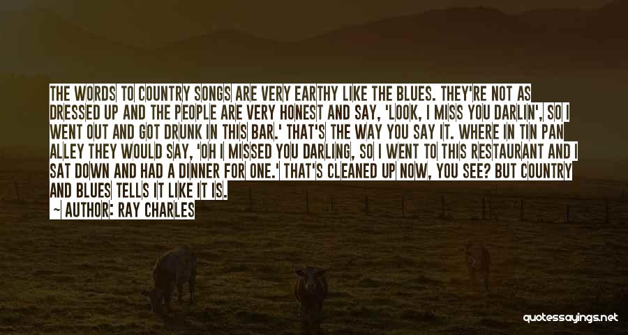 Country Song Quotes By Ray Charles