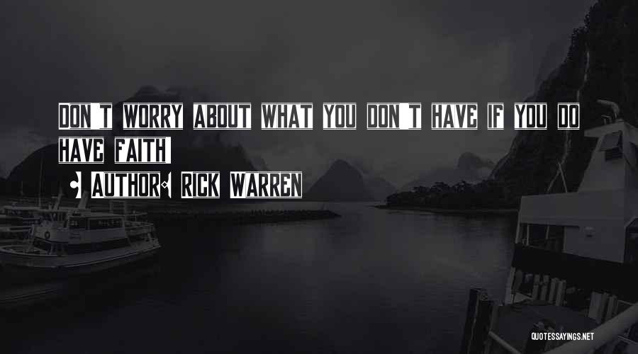 Country Song Quotes By Rick Warren