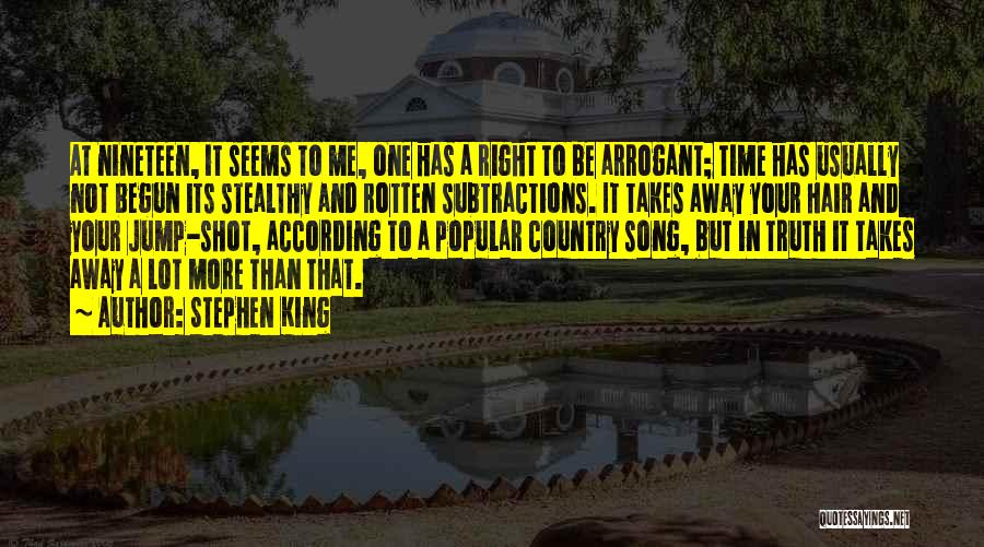 Country Song Quotes By Stephen King