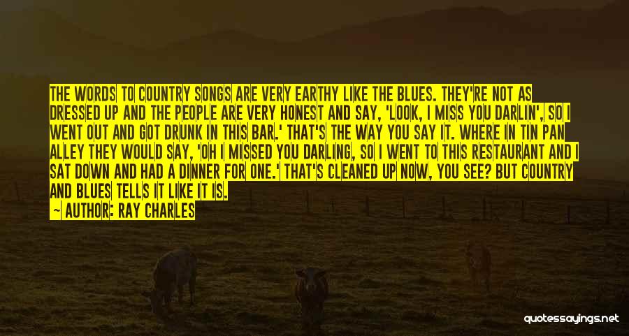 Country Songs And Quotes By Ray Charles