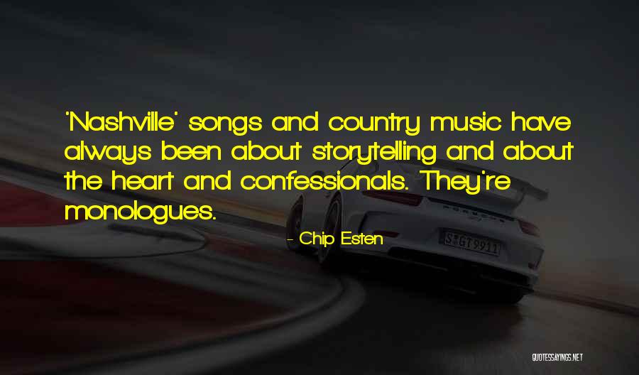 Country Songs With Quotes By Chip Esten