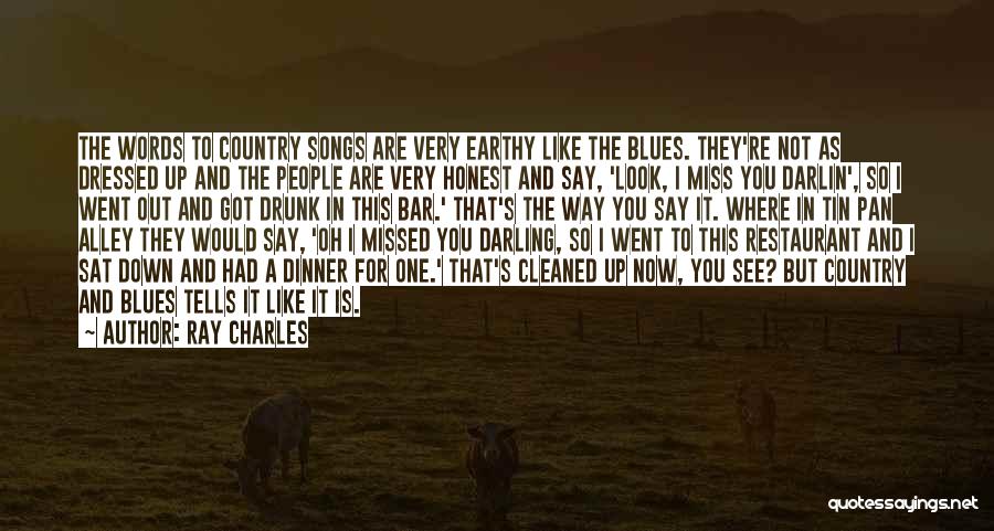 Country Songs With Quotes By Ray Charles