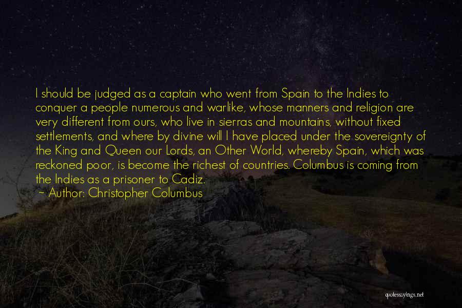 Country Sovereignty Quotes By Christopher Columbus