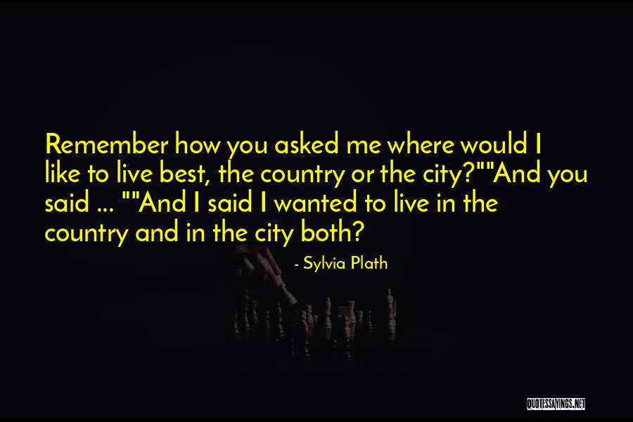Country You Live In Quotes By Sylvia Plath Country You Live In Quotes By Sylvia Plath