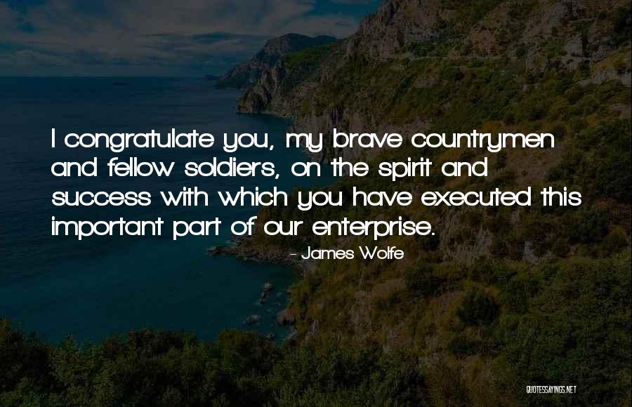 Countrymen Quotes By James Wolfe