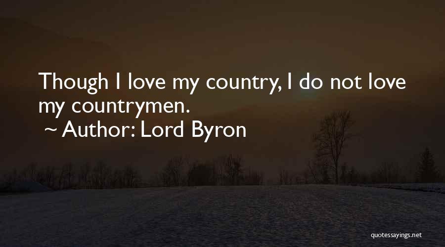 Countrymen Quotes By Lord Byron