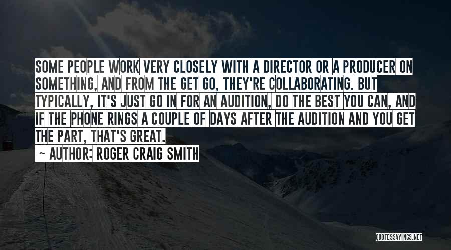 Couple Rings Quotes By Roger Craig Smith