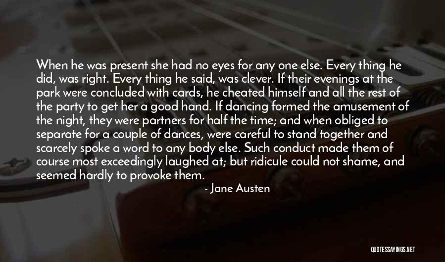 Couple Separate Quotes By Jane Austen