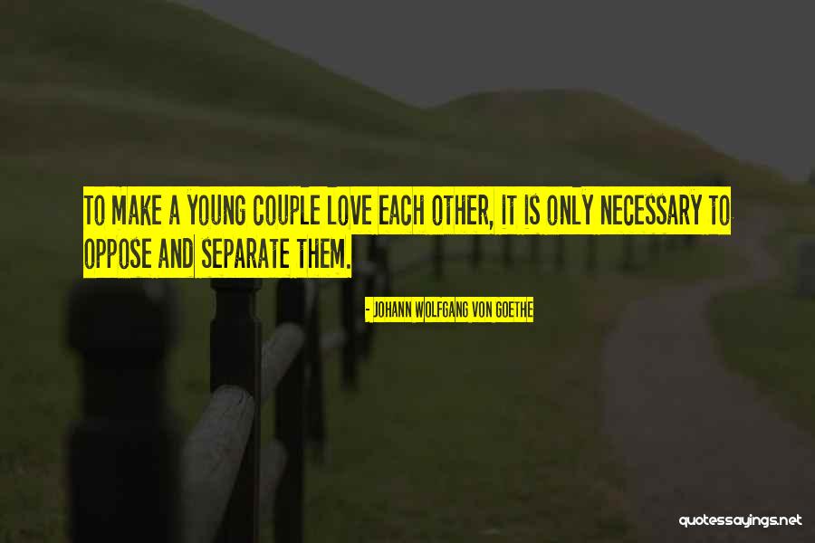 Couple Separate Quotes By Johann Wolfgang Von Goethe