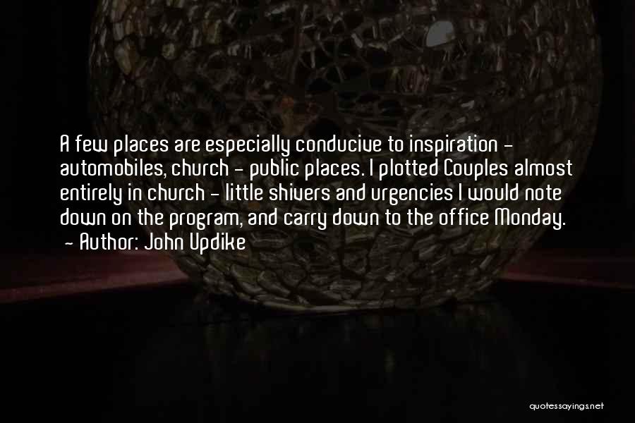 Couples Going To Church Quotes By John Updike