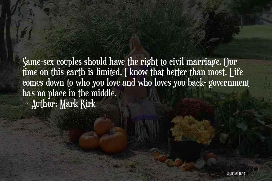 Couples Love Quotes By Mark Kirk