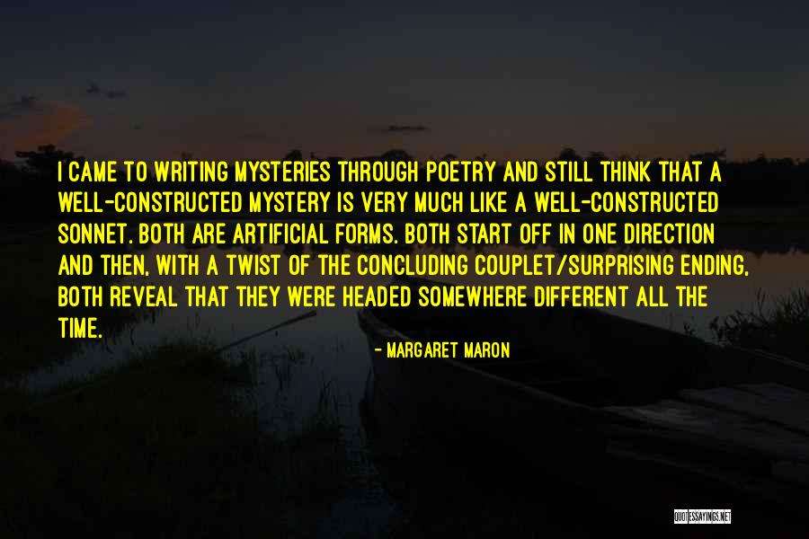 Couplet Poetry Quotes By Margaret Maron Couplet Poetry Quotes By Margaret Maron