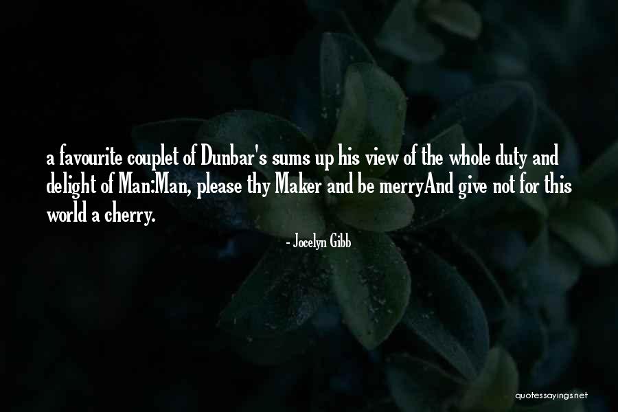 Couplet Quotes By Jocelyn Gibb Couplet Quotes By Jocelyn Gibb