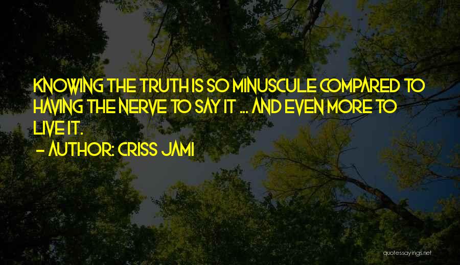 Courage And Conviction Quotes By Criss Jami