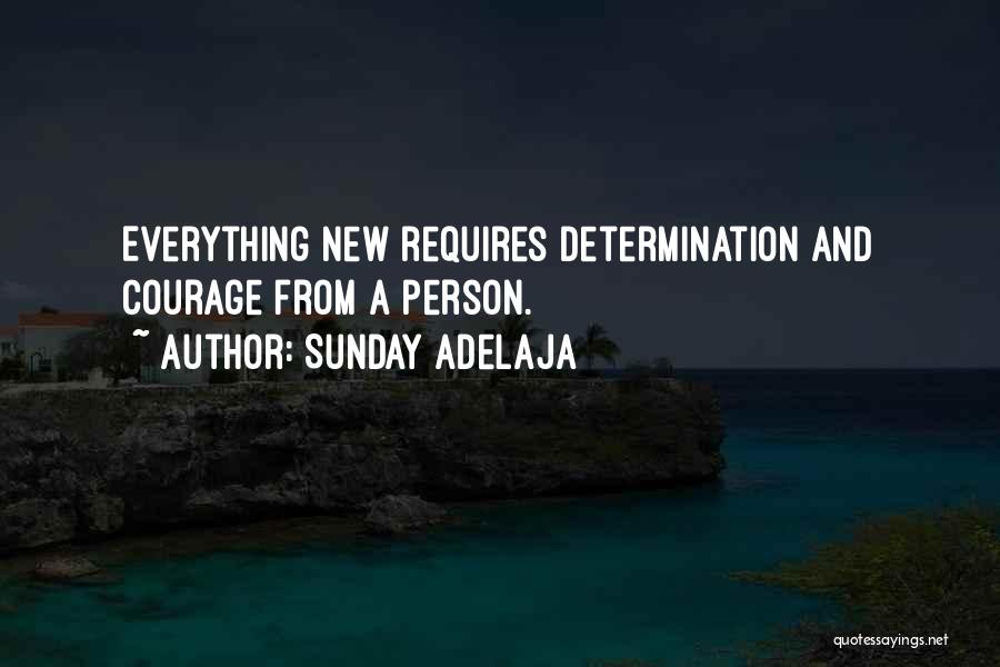 Courage And Determination Quotes By Sunday Adelaja