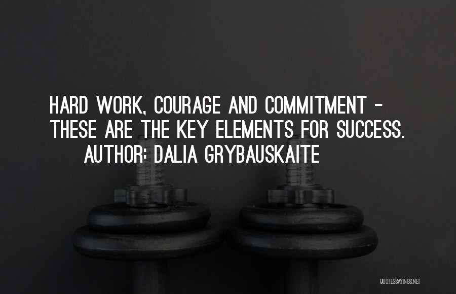 Courage And Success Quotes By Dalia Grybauskaite