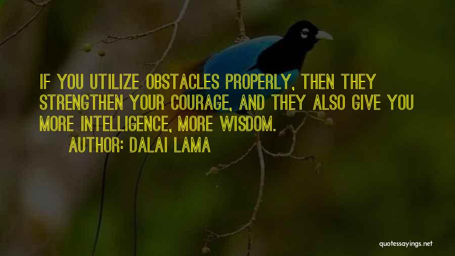 Courage And Wisdom Quotes By Dalai Lama