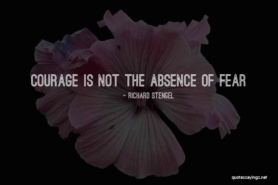 Courage Fear Quotes By Richard Stengel Courage Fear Quotes By Richard Stengel