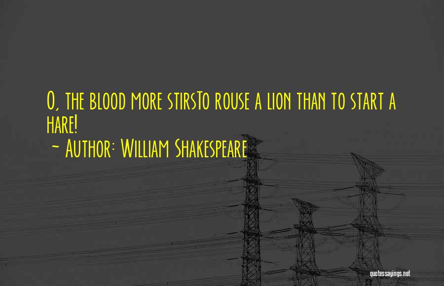 Courage The Lion Quotes By William Shakespeare