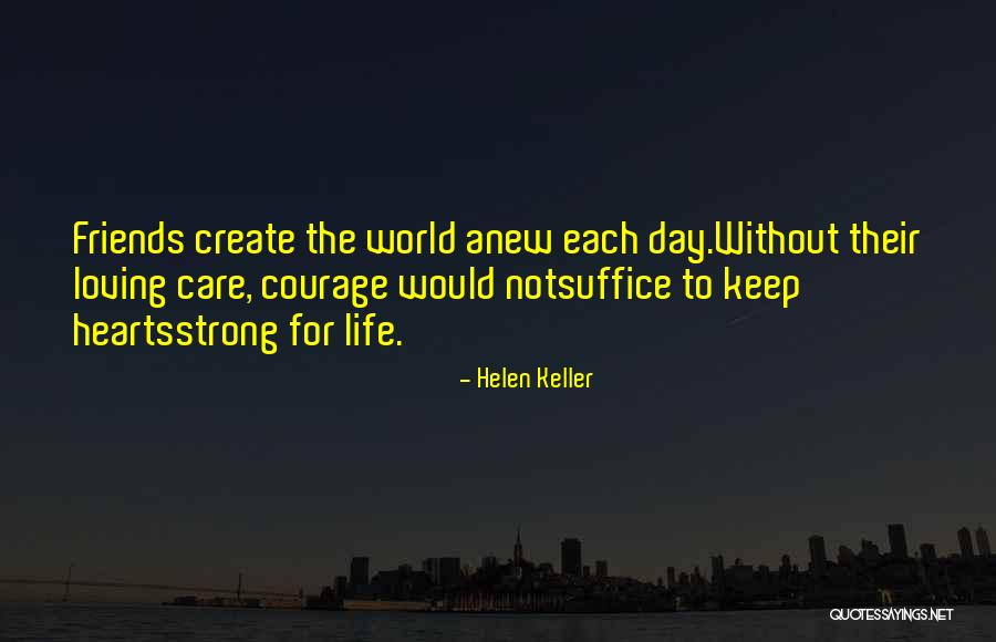 Courage To Create Quotes By Helen Keller