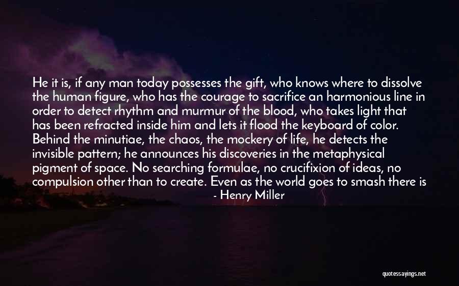 Courage To Create Quotes By Henry Miller