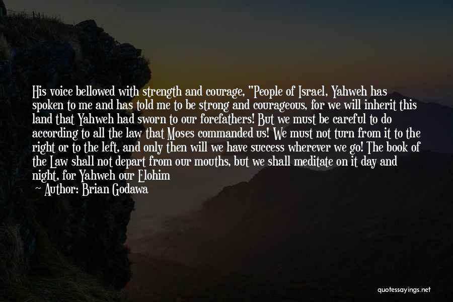 Courage To Go On Quotes By Brian Godawa