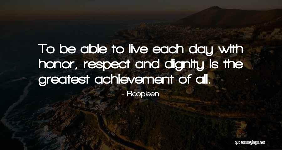 Courage To Live Life Quotes By Roopleen