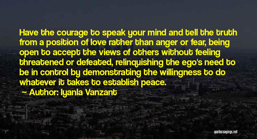 Courage To Speak Quotes By Iyanla Vanzant