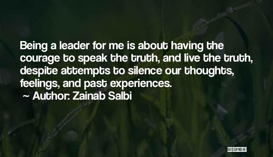 Courage To Speak Quotes By Zainab Salbi