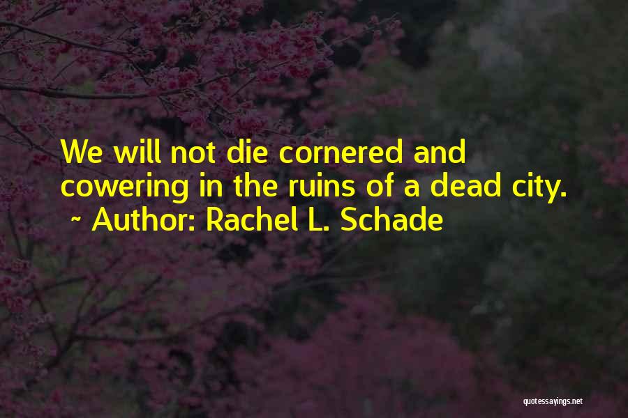 Courageous Life Quotes By Rachel L. Schade