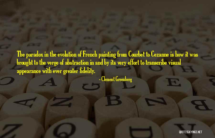 Courbet Quotes By Clement Greenberg