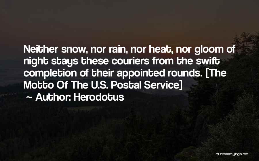 Couriers Quotes By Herodotus