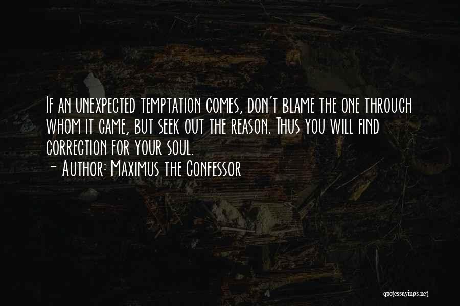 Course Correction Quotes By Maximus The Confessor