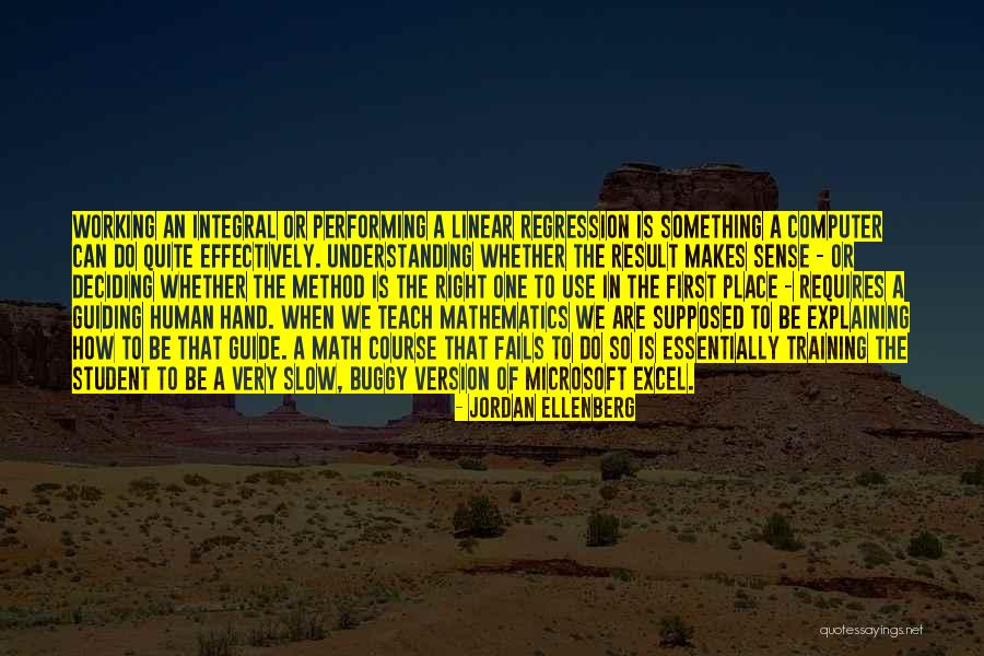 Course How To Use Excel Quotes By Jordan Ellenberg Course How To Use Excel Quotes By Jordan Ellenberg