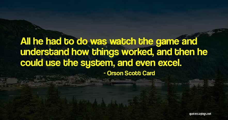 Course How To Use Excel Quotes By Orson Scott Card Course How To Use Excel Quotes By Orson Scott Card