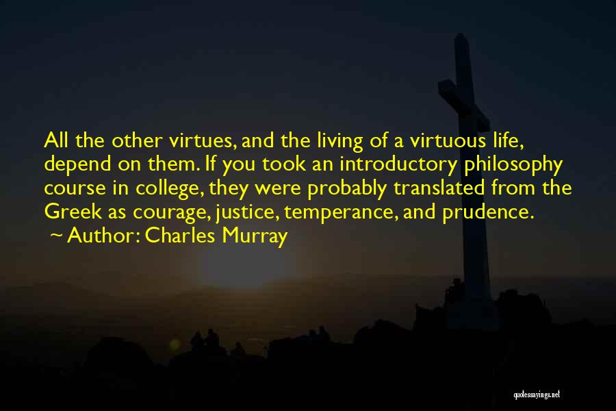 Course In College Quotes By Charles Murray