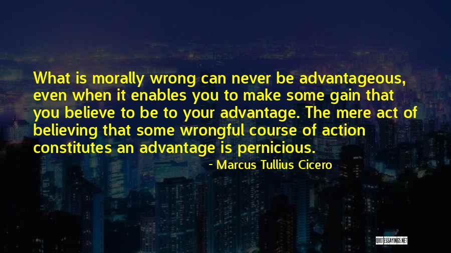 Course Of Action Quotes By Marcus Tullius Cicero