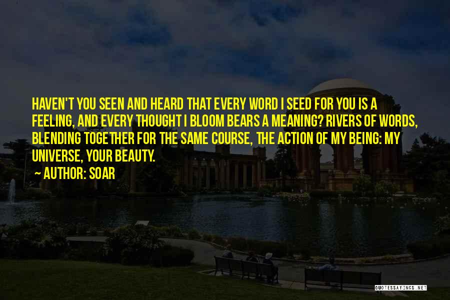 Course Of Action Quotes By Soar