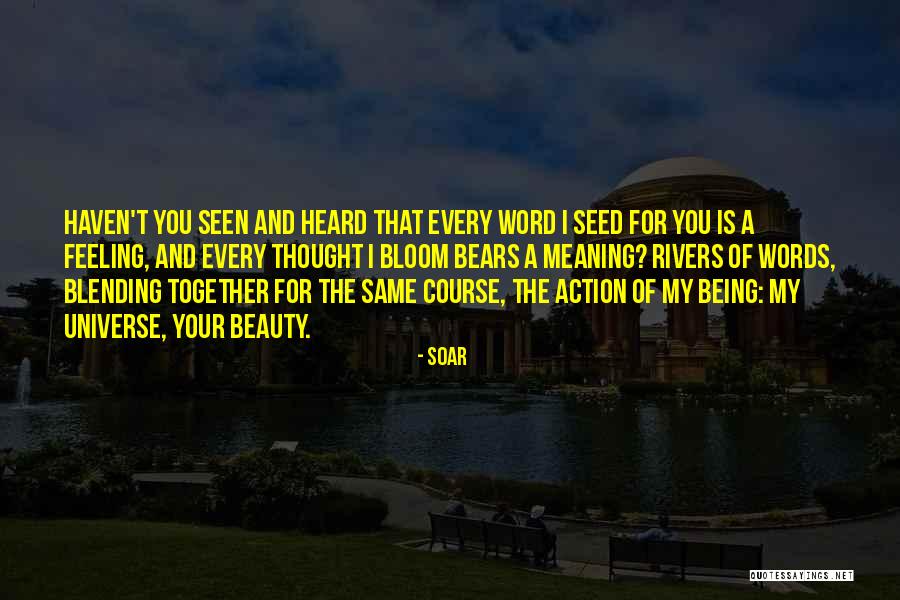 Course Of Action Quotes By Soar