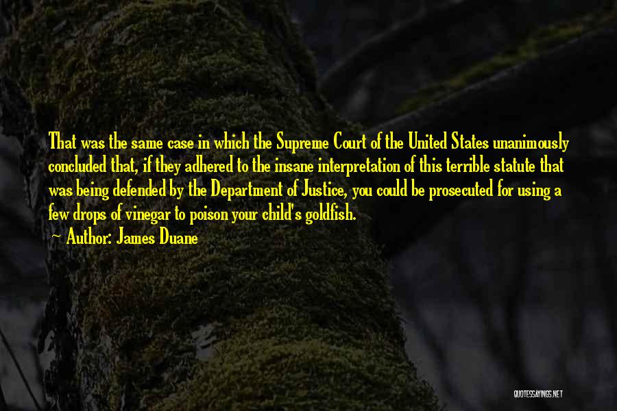 Court Case Quotes By James Duane