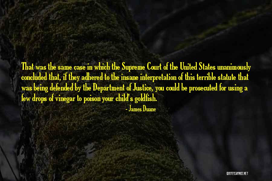 Court Case Quotes By James Duane