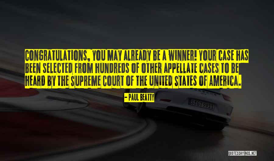 Court Case Quotes By Paul Beatty Court Case Quotes By Paul Beatty