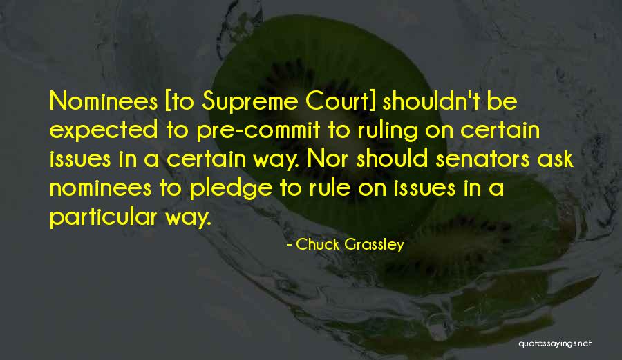 Court Ruling Quotes By Chuck Grassley Court Ruling Quotes By Chuck Grassley