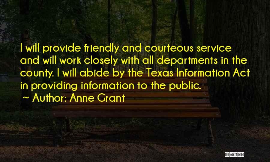 Courteous Quotes By Anne Grant