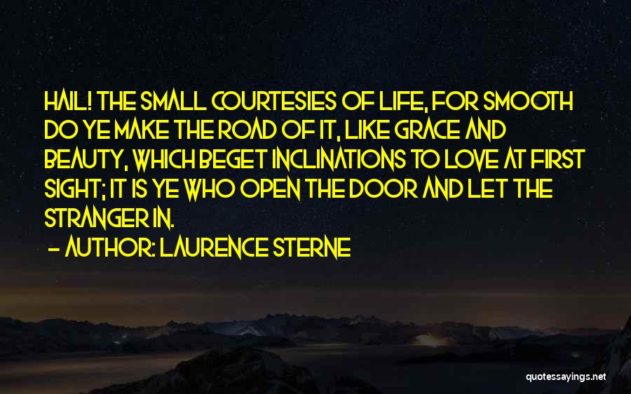 Courtesies Quotes By Laurence Sterne