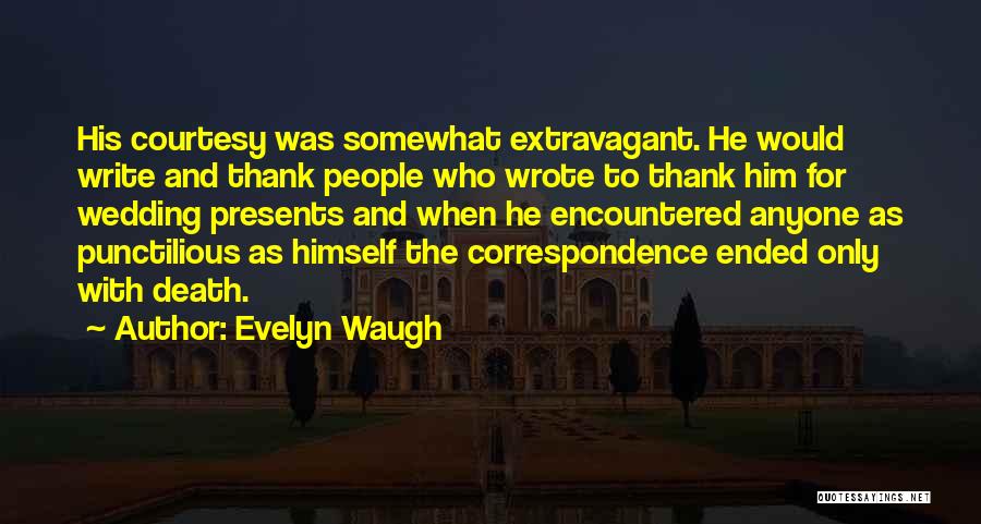 Courtesy Quotes By Evelyn Waugh