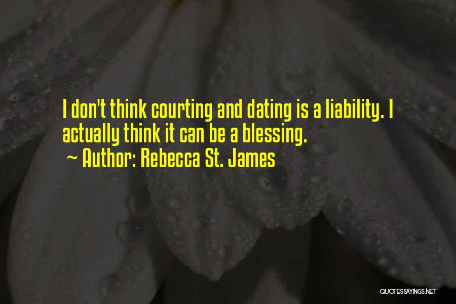 Courting Quotes By Rebecca St. James
