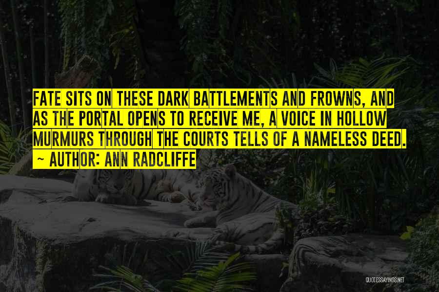 Courts Quotes By Ann Radcliffe