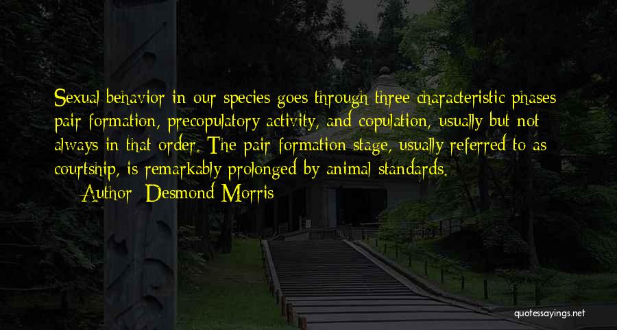 Courtship Quotes By Desmond Morris